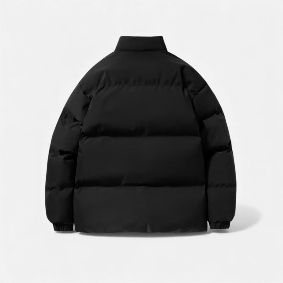 Michael | Polished Quilted Stand Collar Puffer Jacket