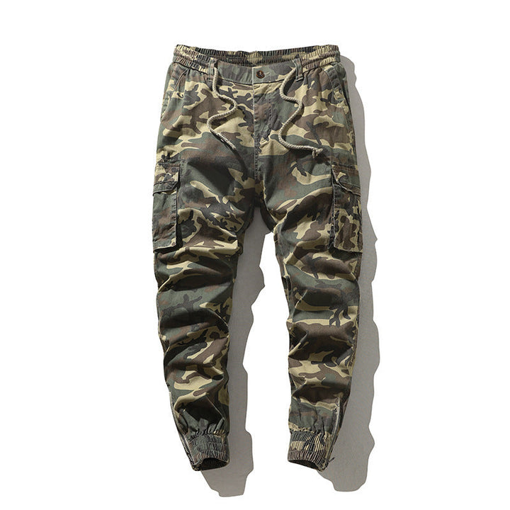 Michael | Relaxed Camouflage Tactical Pants with Cargo Pockets
