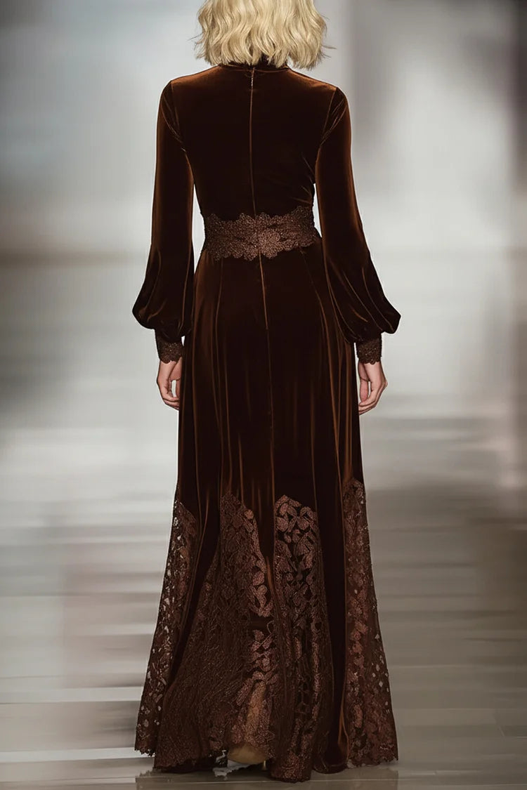 Michelle | Polished Velvet Turtleneck Winter Wedding Guest Dress