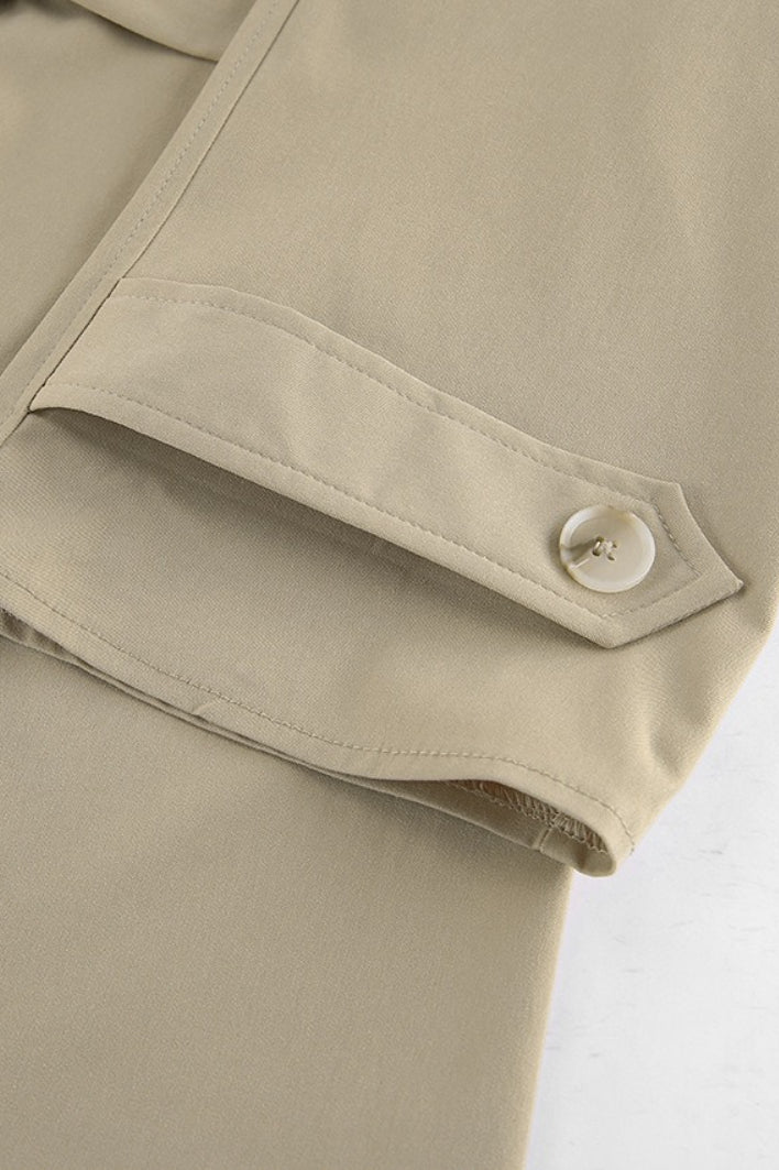 Nancy | Timeless Belted Double-Breasted Camel Coat Trench Jacket