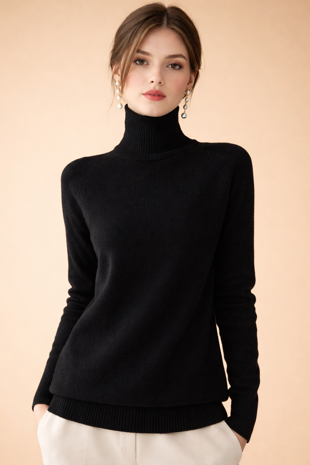 Natalie | Cozy Ribbed Turtleneck Knit Sweater