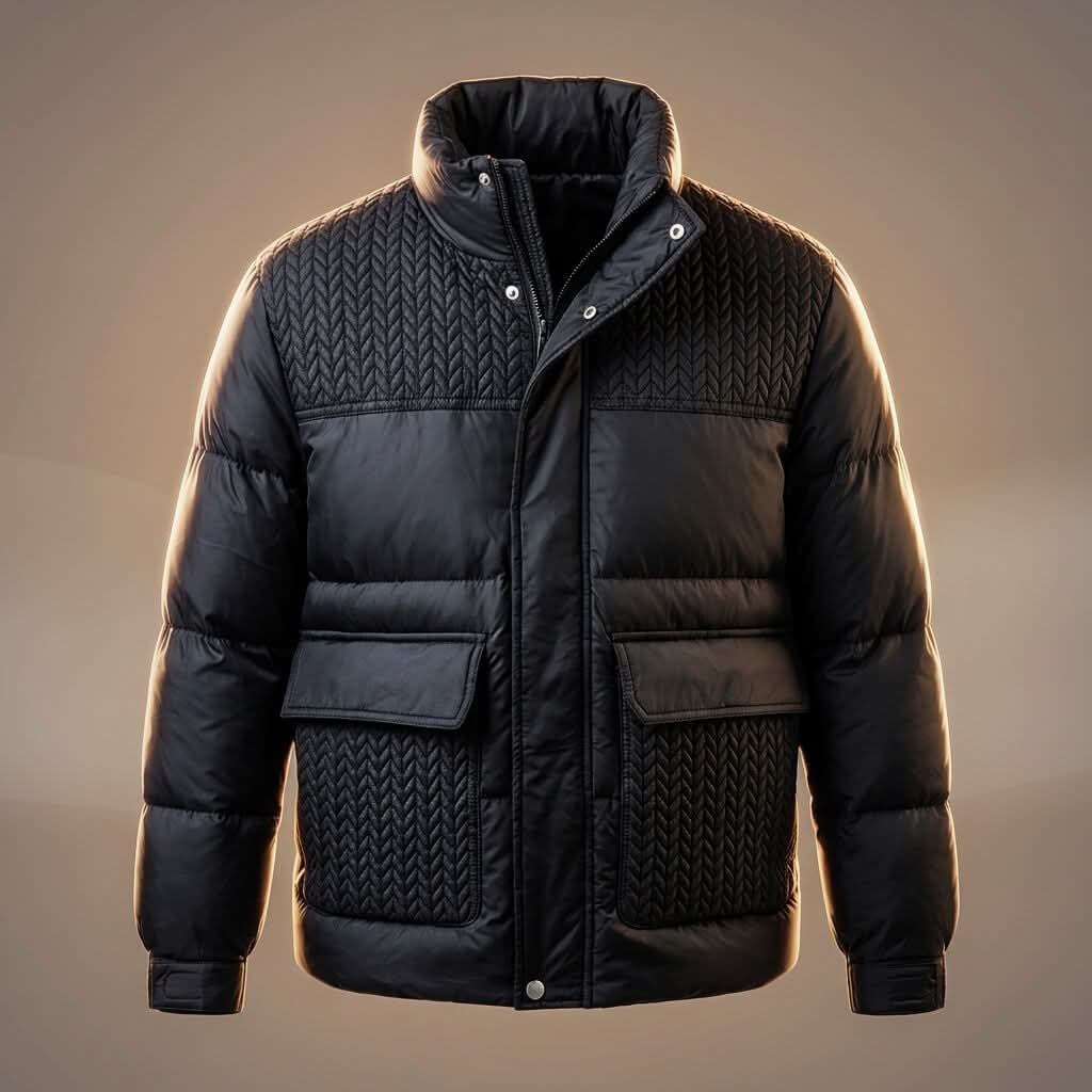 Nicholas | Classic Quilted Mens Puffer Jacket
