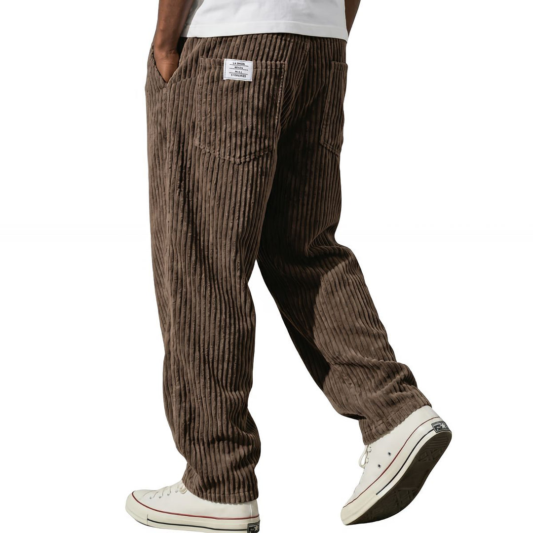 Nicholas | Cozy Wide Leg Corduroy Pants
