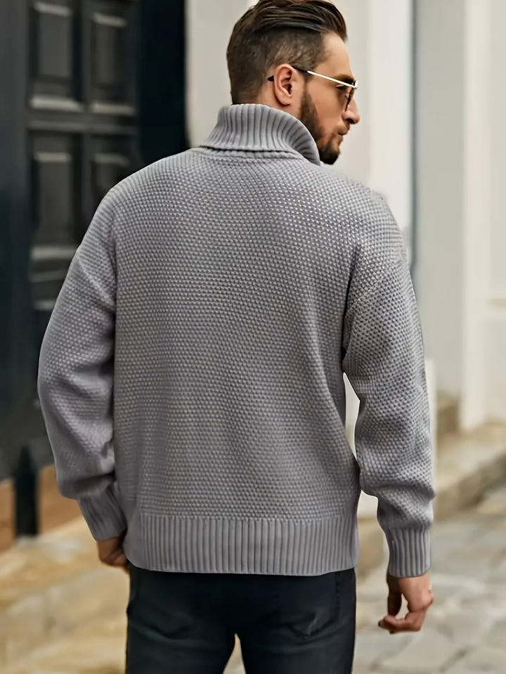 Noah | Stylish Cable-Knit Turtleneck Sweater