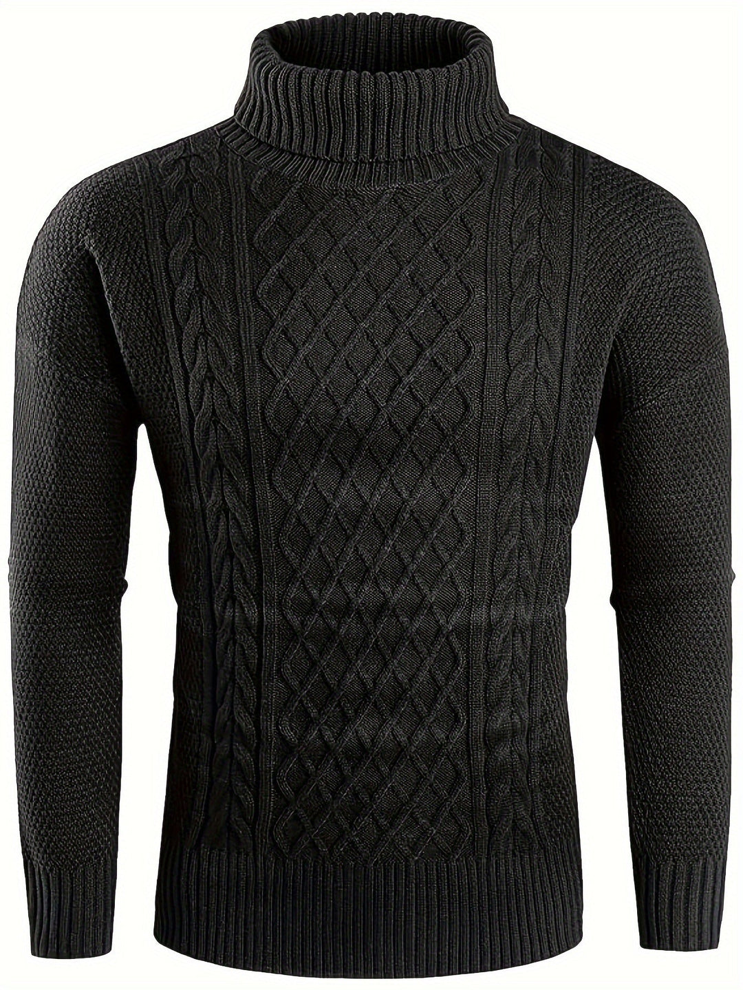 Noah | Stylish Cable-Knit Turtleneck Sweater