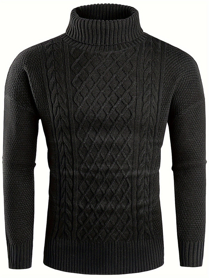 Noah | Stylish Cable-Knit Turtleneck Sweater