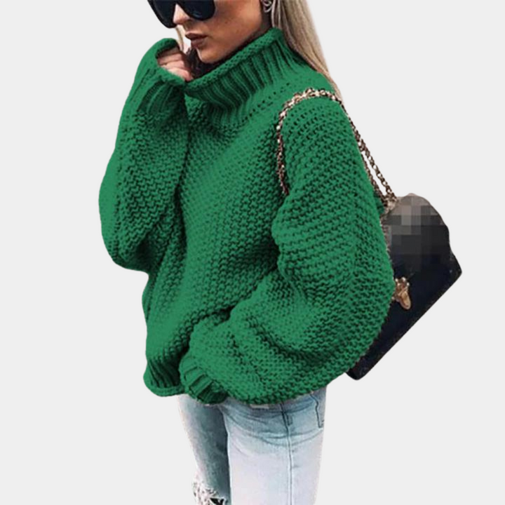 Patricia | Oversized Chunky Knit Turtleneck Sweater
