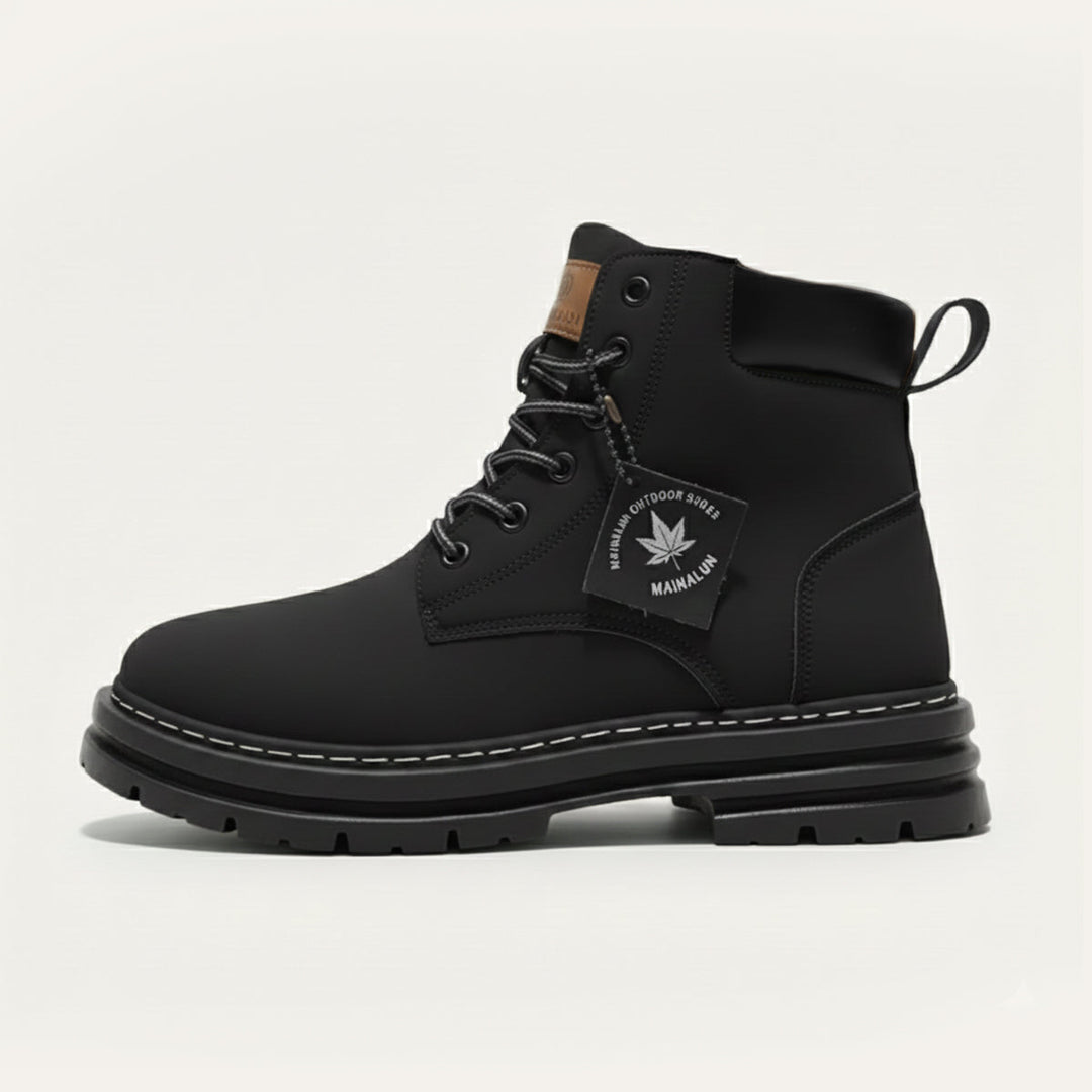 Patrick | Timeless Lace-Up Lug Sole Winter Boots Men