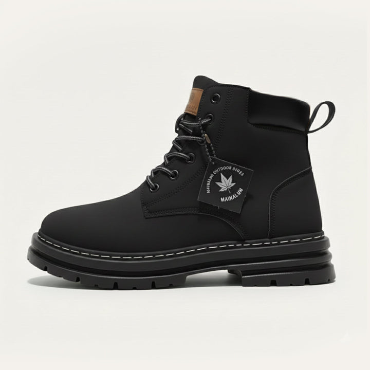 Patrick | Timeless Lace-Up Lug Sole Winter Boots Men
