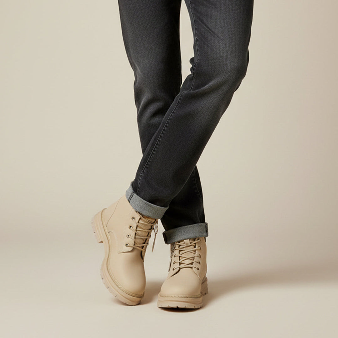 Patrick | Timeless Lace-Up Lug Sole Winter Boots Men