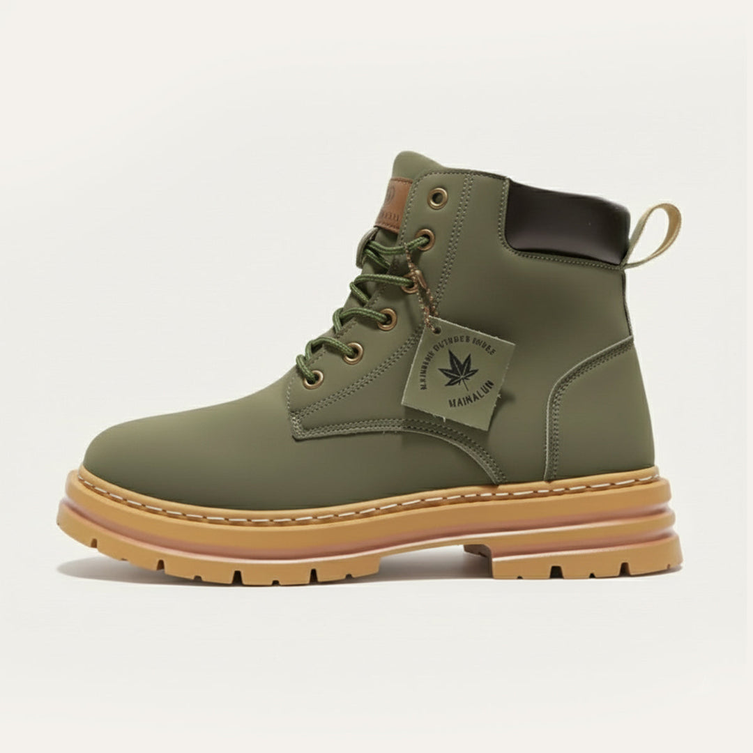 Patrick | Timeless Lace-Up Lug Sole Winter Boots Men