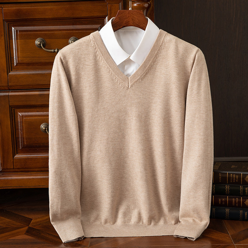 Patrick | V-Neck Long Sleeve Knit Mens Sweaters