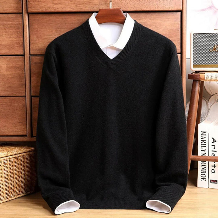 Patrick | V-Neck Long Sleeve Knit Mens Sweaters