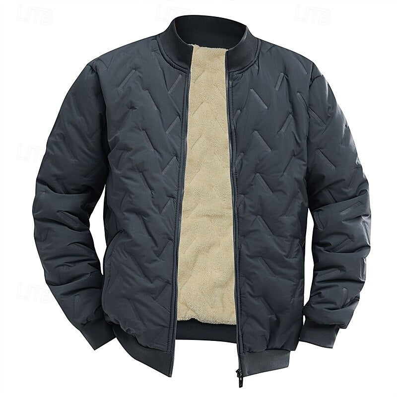 Paul | Timeless Quilted Sherpa-Lined Bomber Jacket