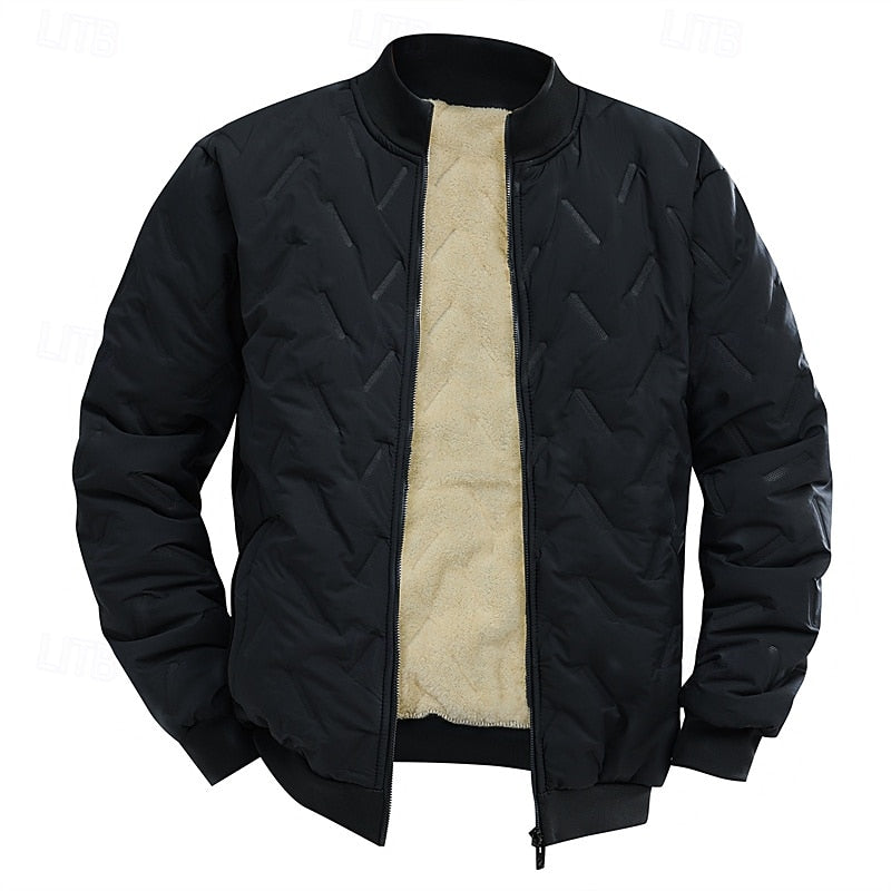 Paul | Timeless Quilted Sherpa-Lined Bomber Jacket