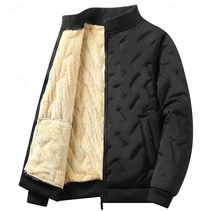 Paul | Timeless Quilted Sherpa-Lined Bomber Jacket