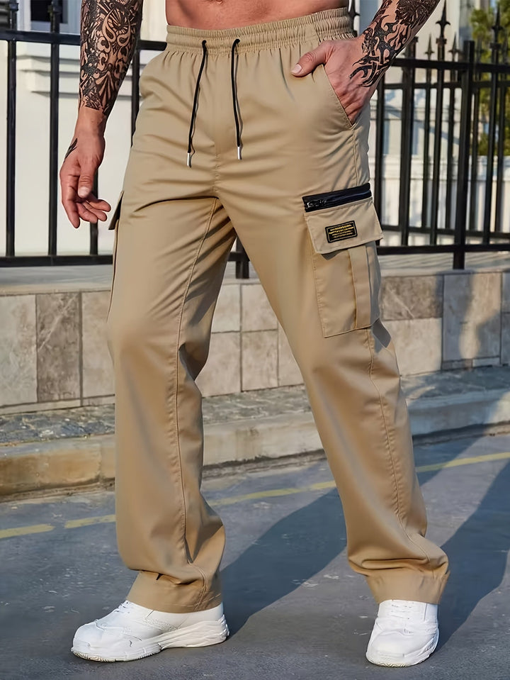 Peter | Refined Relaxed-Fit Cargo Pants with Drawstring Waist