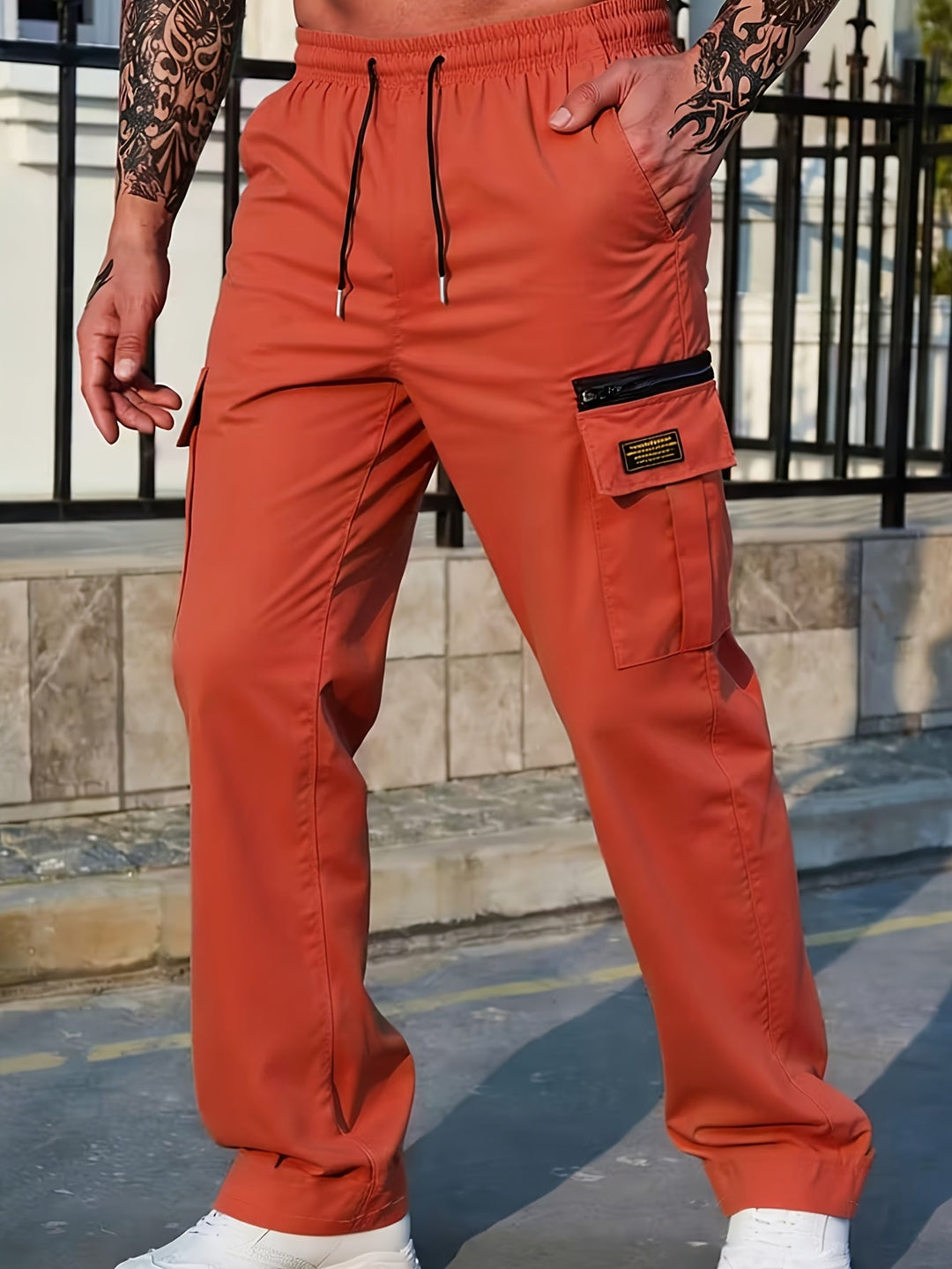 Peter | Refined Relaxed-Fit Cargo Pants with Drawstring Waist
