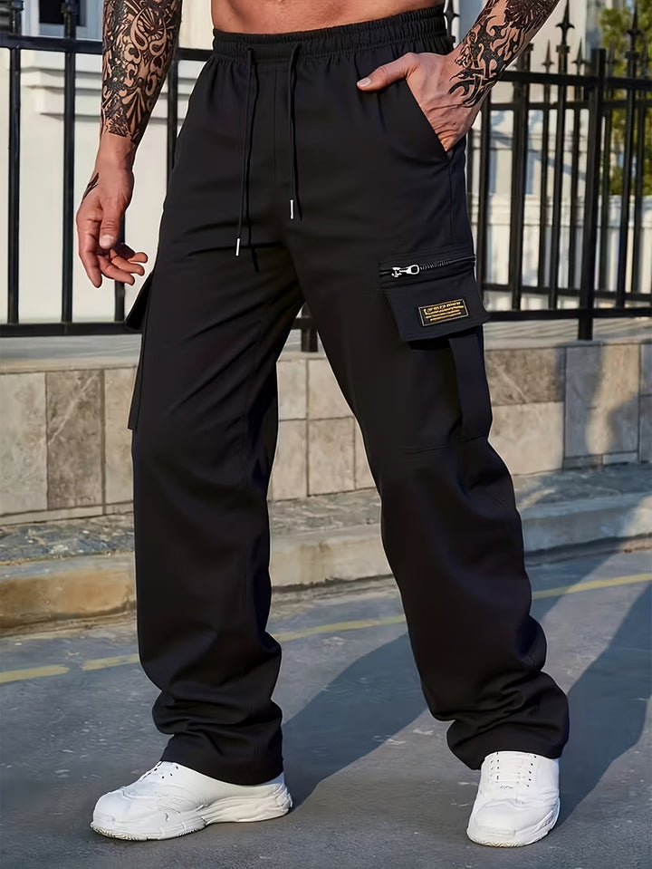 Peter | Refined Relaxed-Fit Cargo Pants with Drawstring Waist