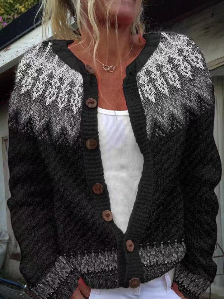 Rachel | Timeless Fair Isle Cardigan Christmas Sweater Women