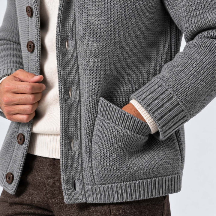 Raymond | Polished Shawl Collar Cardigan Mens Sweaters