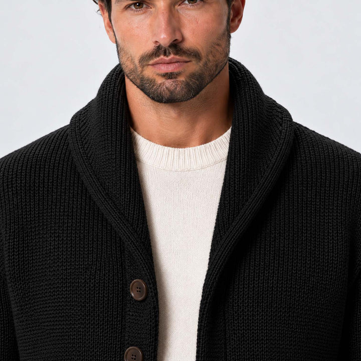 Raymond | Polished Shawl Collar Cardigan Mens Sweaters