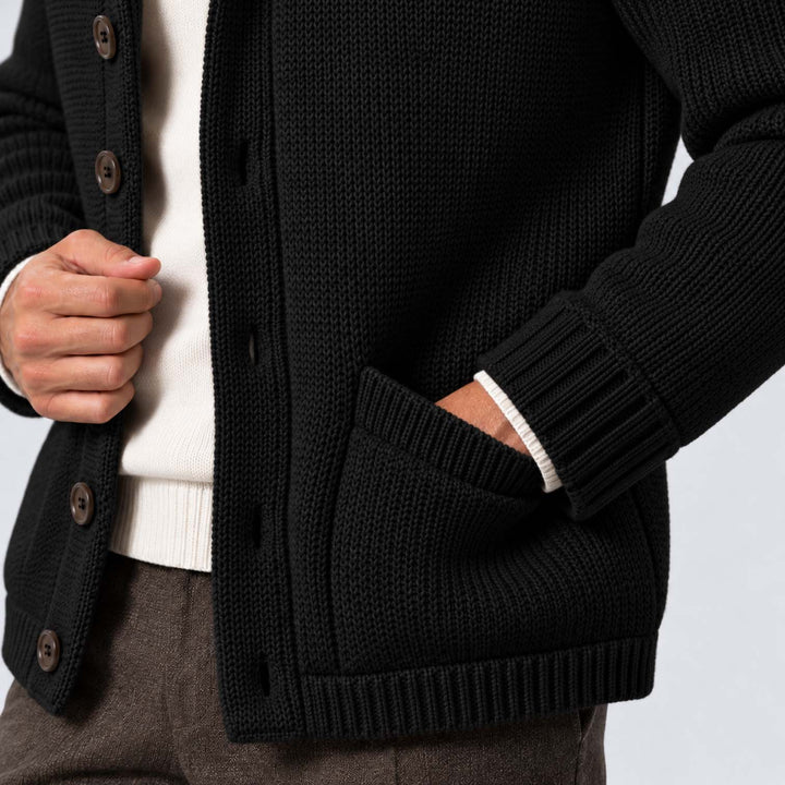 Raymond | Polished Shawl Collar Cardigan Mens Sweaters