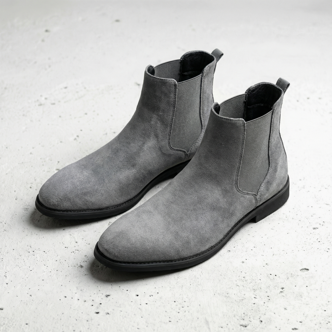 Richard | Elegant Suede-Look Slip-On Chelsea Boots