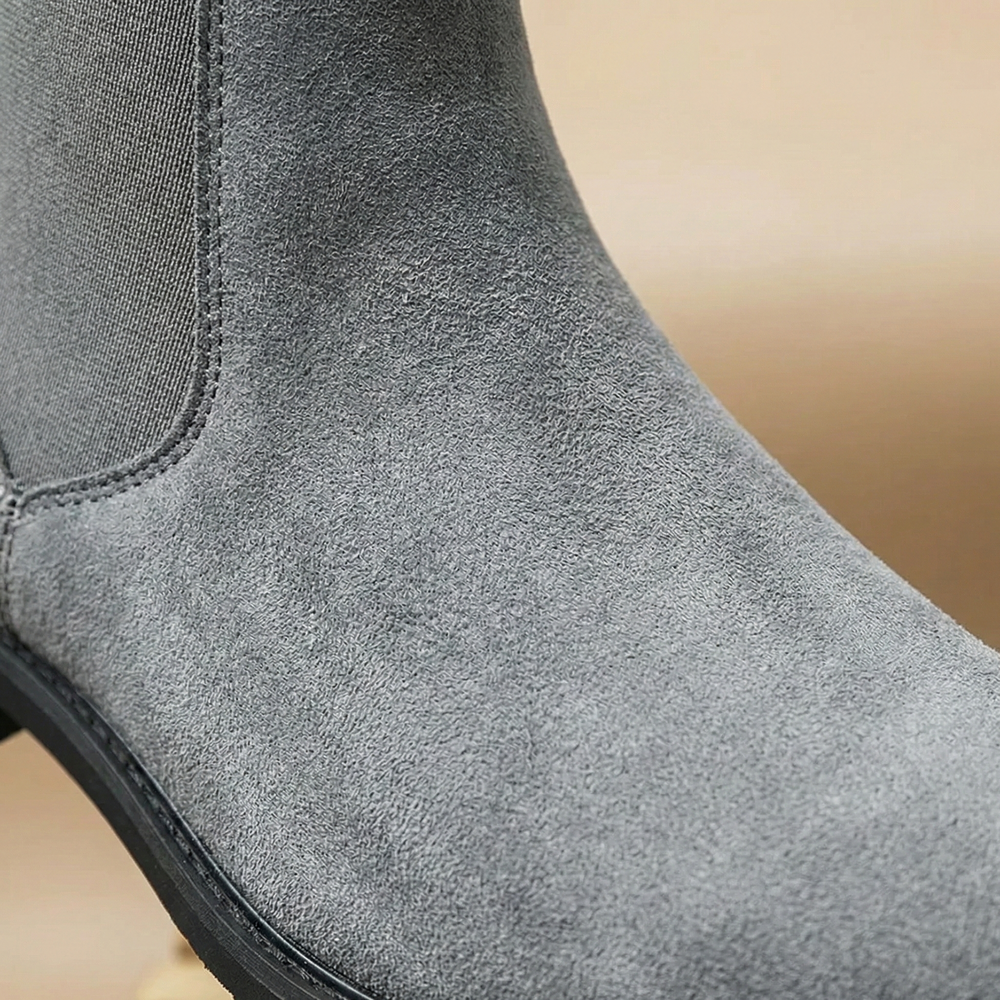 Richard | Elegant Suede-Look Slip-On Chelsea Boots