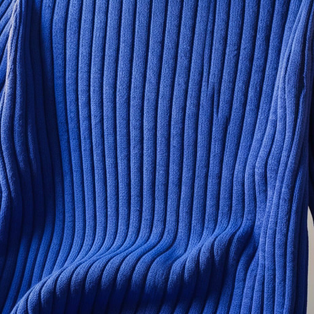 Richard | Relaxed Ribbed Long Sleeve Turtleneck Sweater