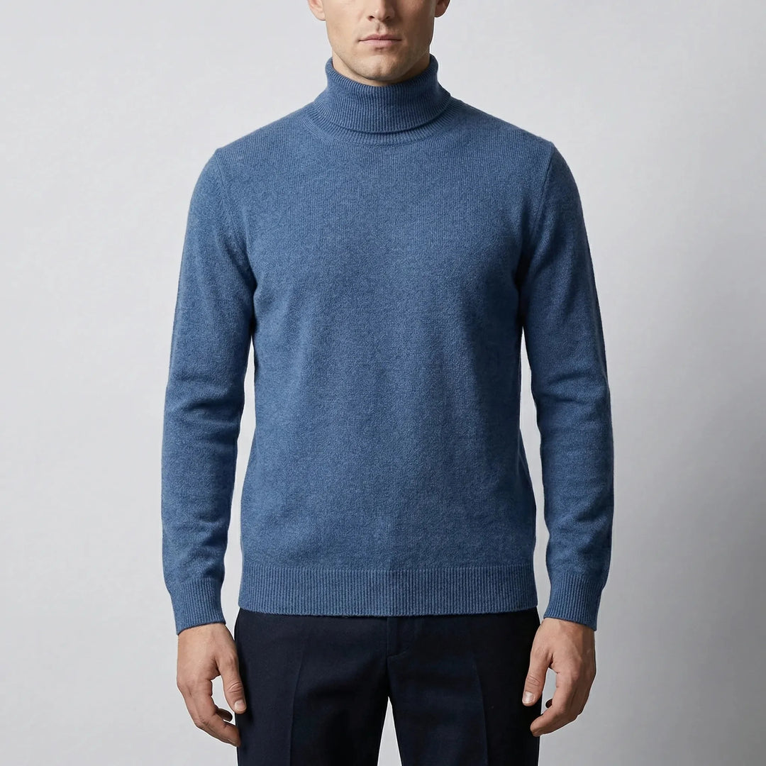 Roger | Effortless Slim Fit Roll Neck Turtleneck Sweater