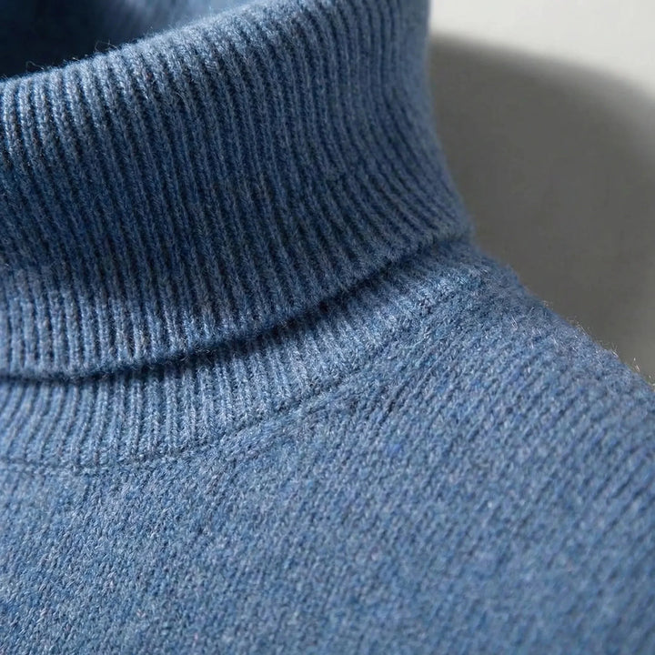 Roger | Effortless Slim Fit Roll Neck Turtleneck Sweater