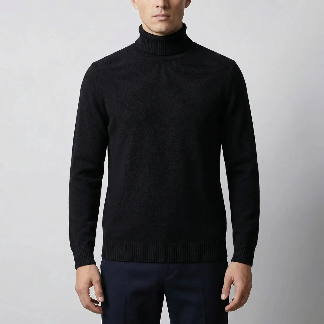 Roger | Effortless Slim Fit Roll Neck Turtleneck Sweater