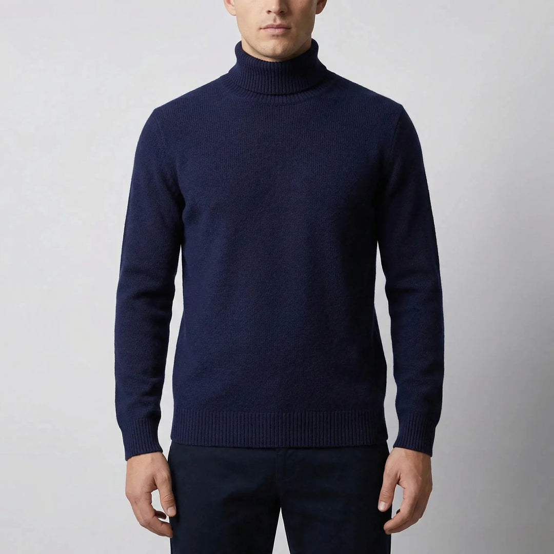 Roger | Effortless Slim Fit Roll Neck Turtleneck Sweater
