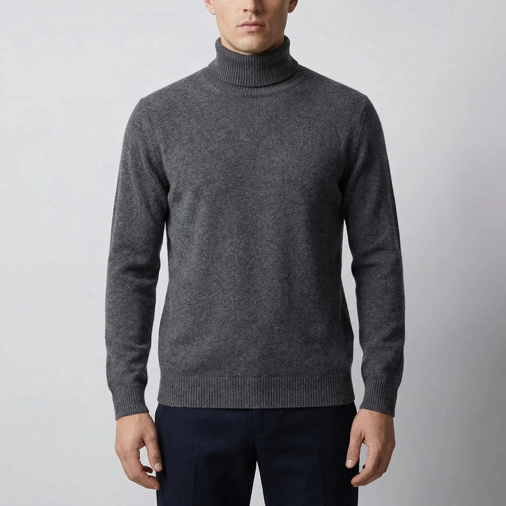 Roger | Effortless Slim Fit Roll Neck Turtleneck Sweater