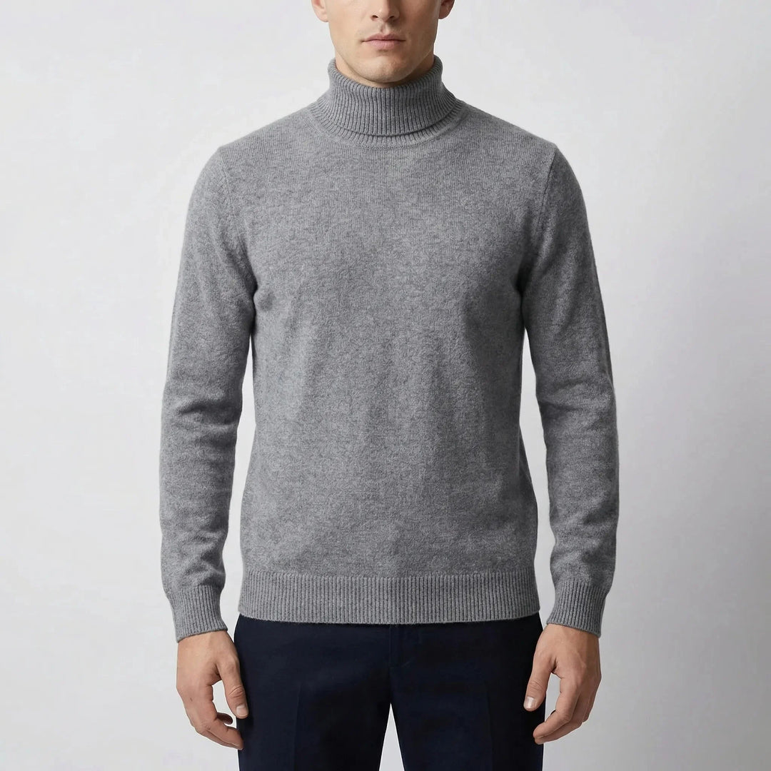 Roger | Effortless Slim Fit Roll Neck Turtleneck Sweater
