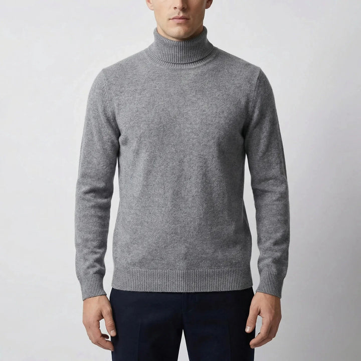 Roger | Effortless Slim Fit Roll Neck Turtleneck Sweater