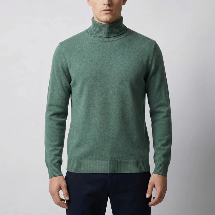 Roger | Effortless Slim Fit Roll Neck Turtleneck Sweater