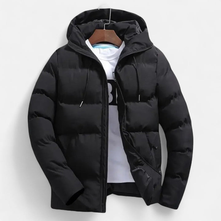 Ronald | Elegant Quilted Hooded Puffer Jacket