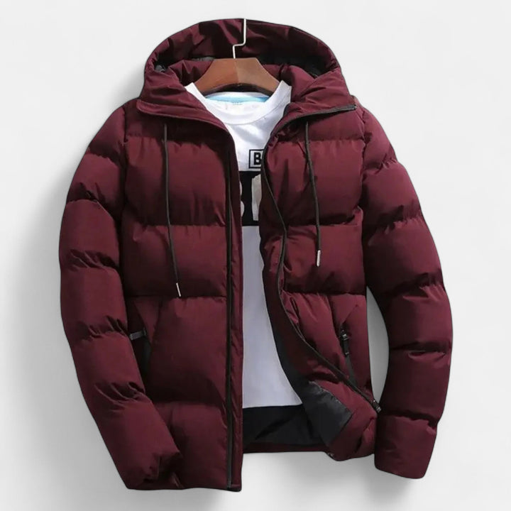 Ronald | Elegant Quilted Hooded Puffer Jacket