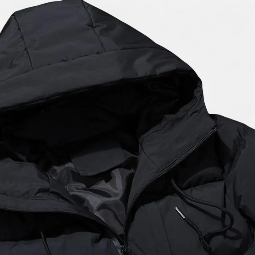 Ronald | Elegant Quilted Hooded Puffer Jacket