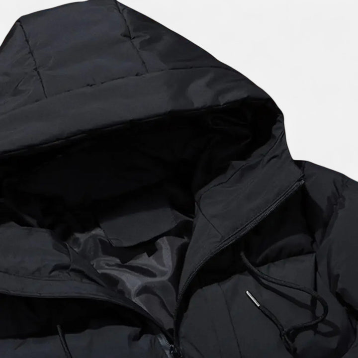 Ronald | Elegant Quilted Hooded Puffer Jacket