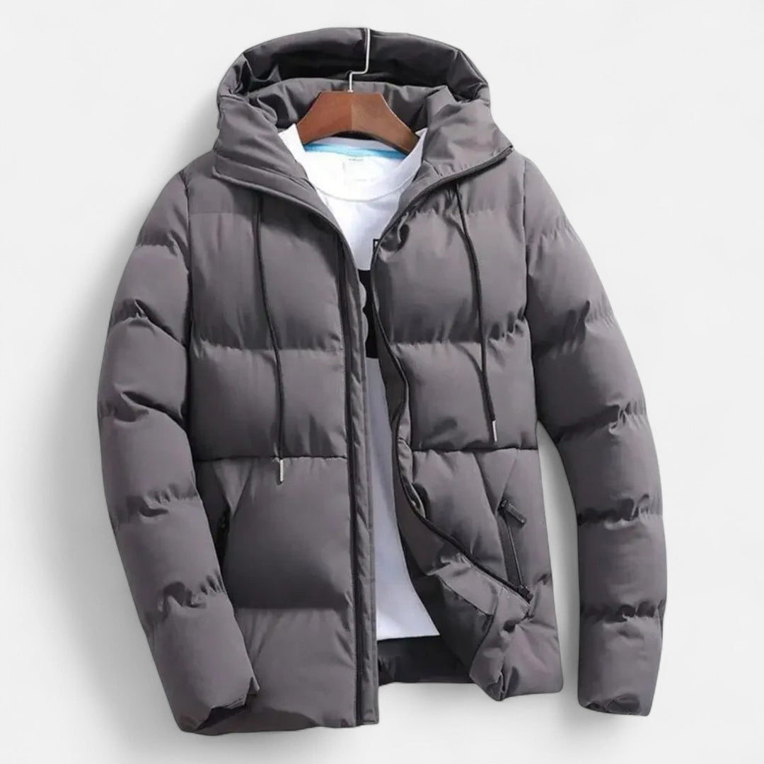 Ronald | Elegant Quilted Hooded Puffer Jacket