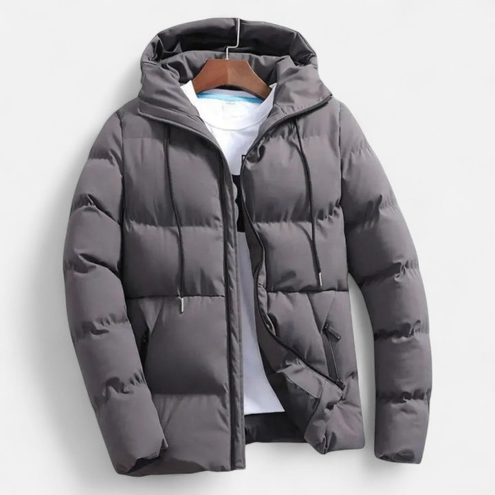 Ronald | Elegant Quilted Hooded Puffer Jacket