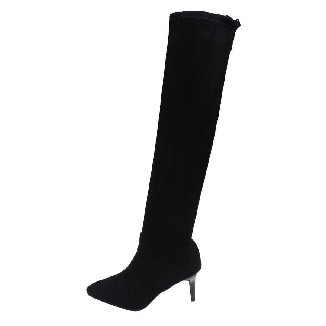 Ruth | Elegant Pointed Toe Thigh High Boots