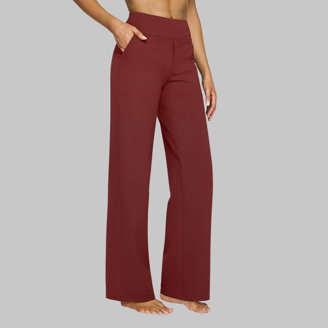 Ruth | Sophisticated High-Waisted Wide-Leg Flare Leggings