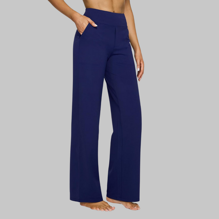 Ruth | Sophisticated High-Waisted Wide-Leg Flare Leggings