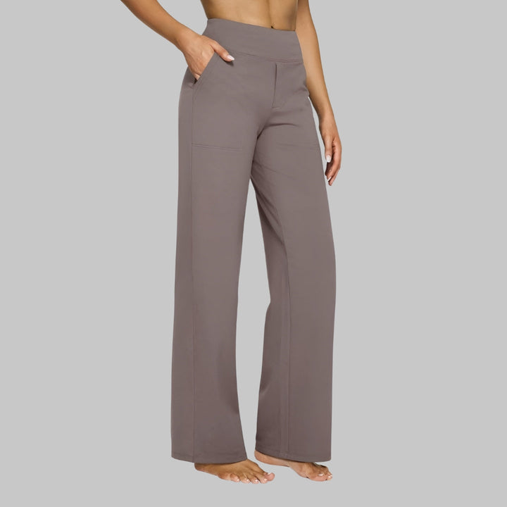 Ruth | Sophisticated High-Waisted Wide-Leg Flare Leggings