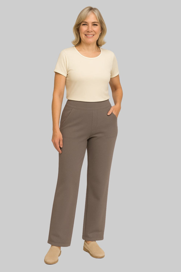 Ruth | Sophisticated High-Waisted Wide-Leg Flare Leggings