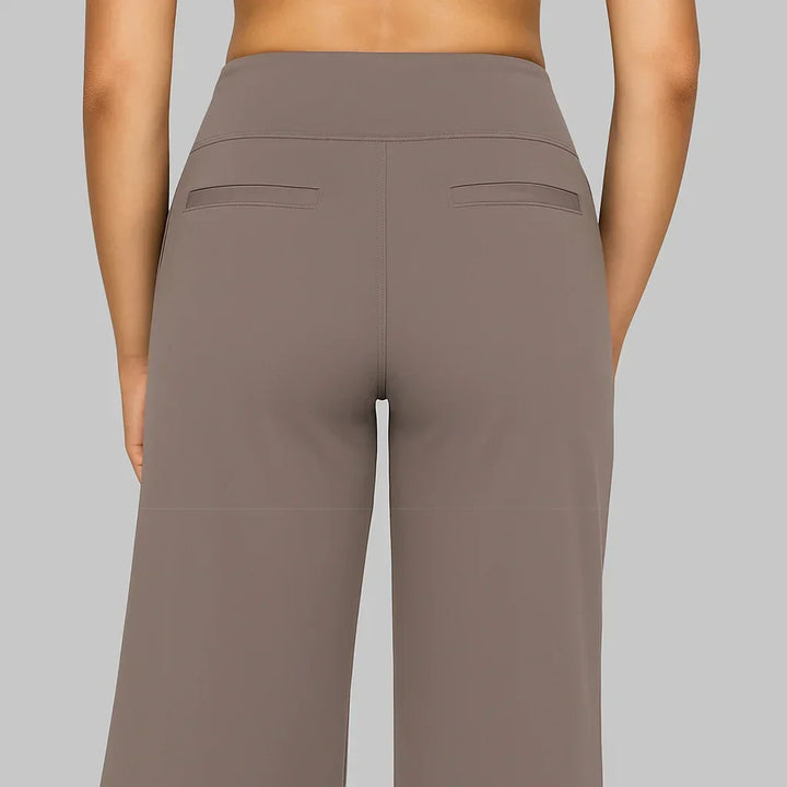 Ruth | Sophisticated High-Waisted Wide-Leg Flare Leggings